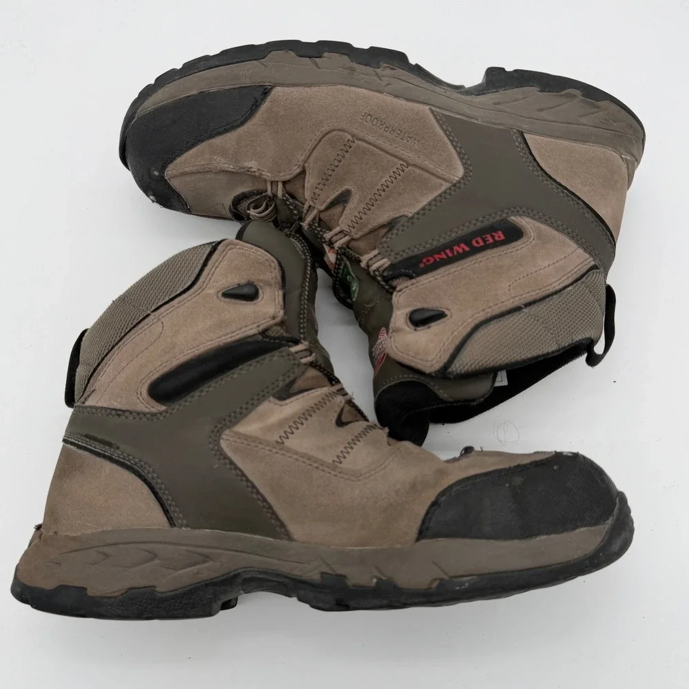 Red Wing Xplorer Waterproof Work Boots Mens 10 D Brown ASTM F2413-18 EH PR 3561